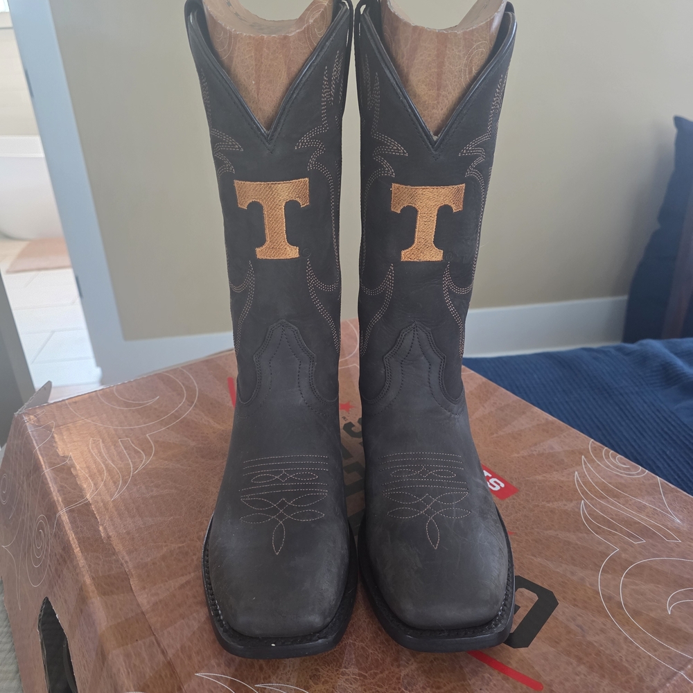 Men's University Of Tennessee brown Gameday Western Boots
